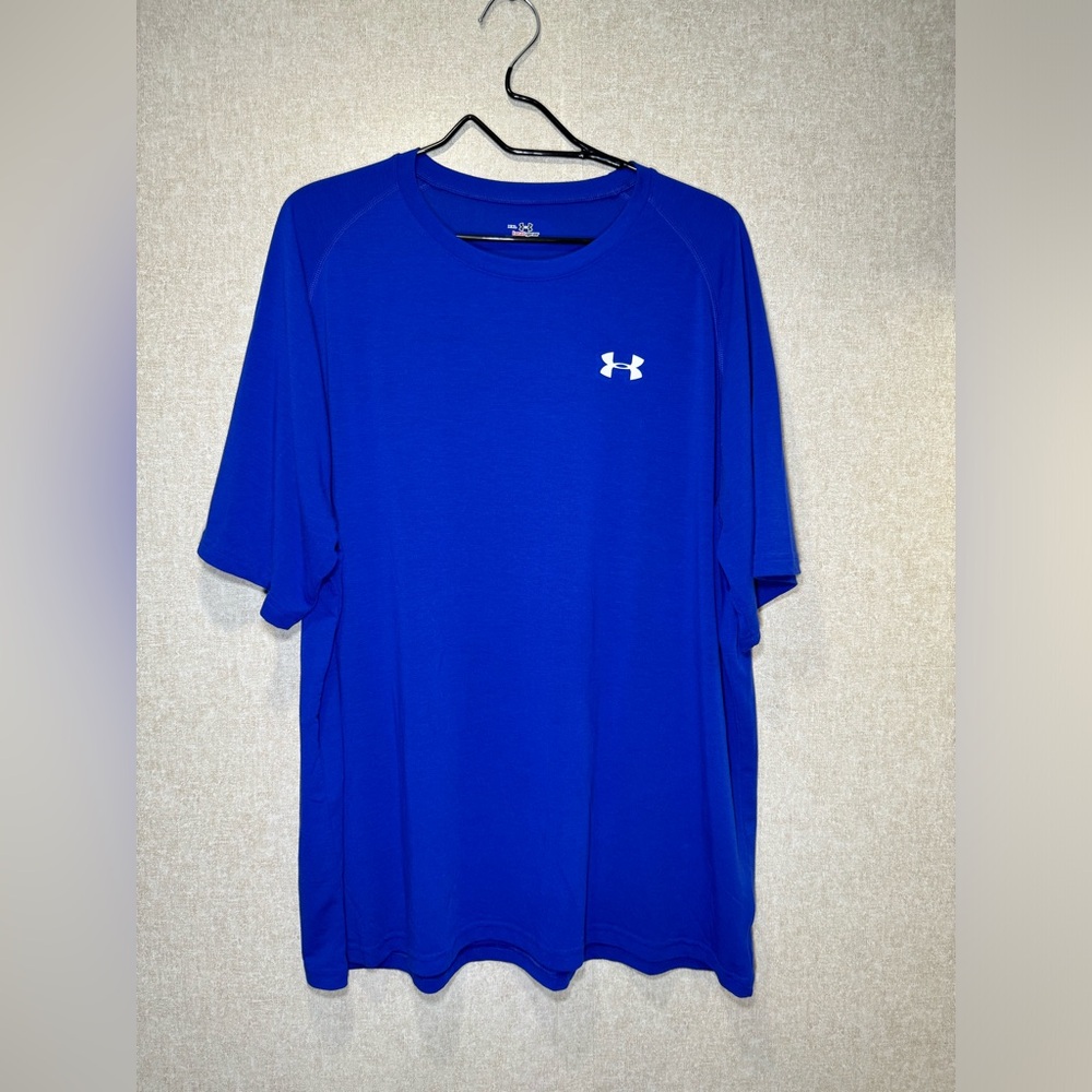 Under Armour HeatGear Bright Blue Lightweight T-Shirt Activewear Size XXL